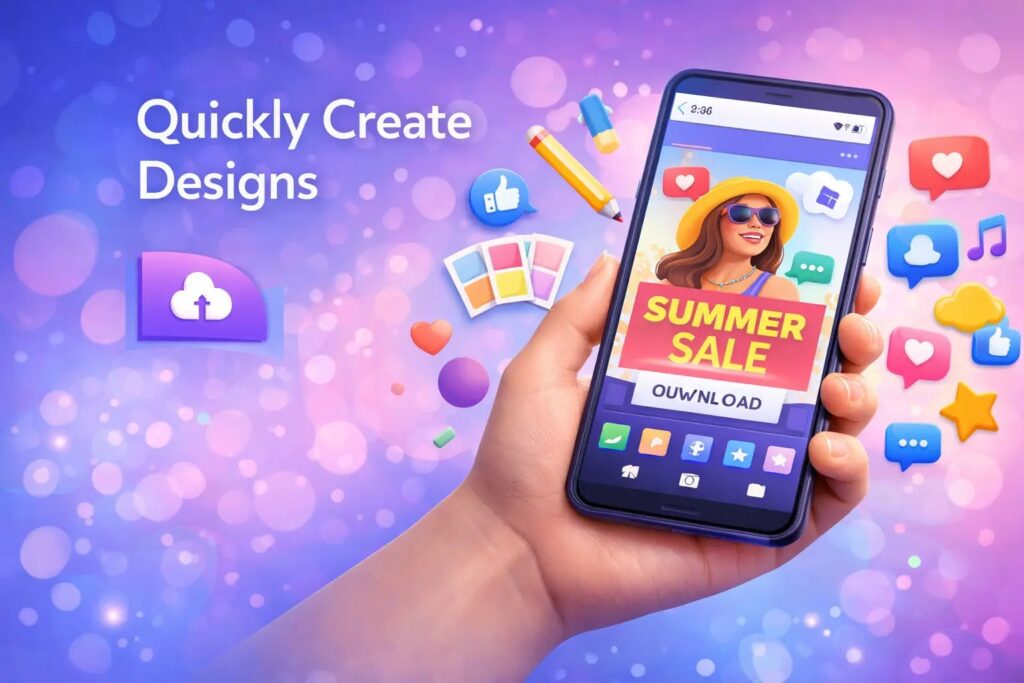 Canva App Use on Phone