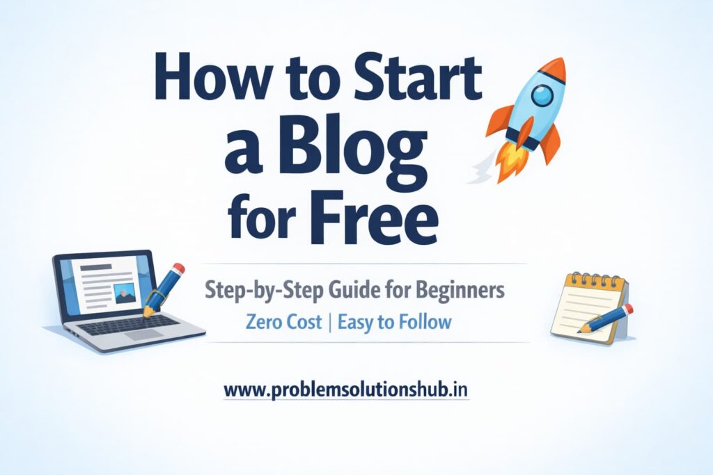 मुफ्त में ब्लॉग कैसे शुरू करें - How to start a blog for free