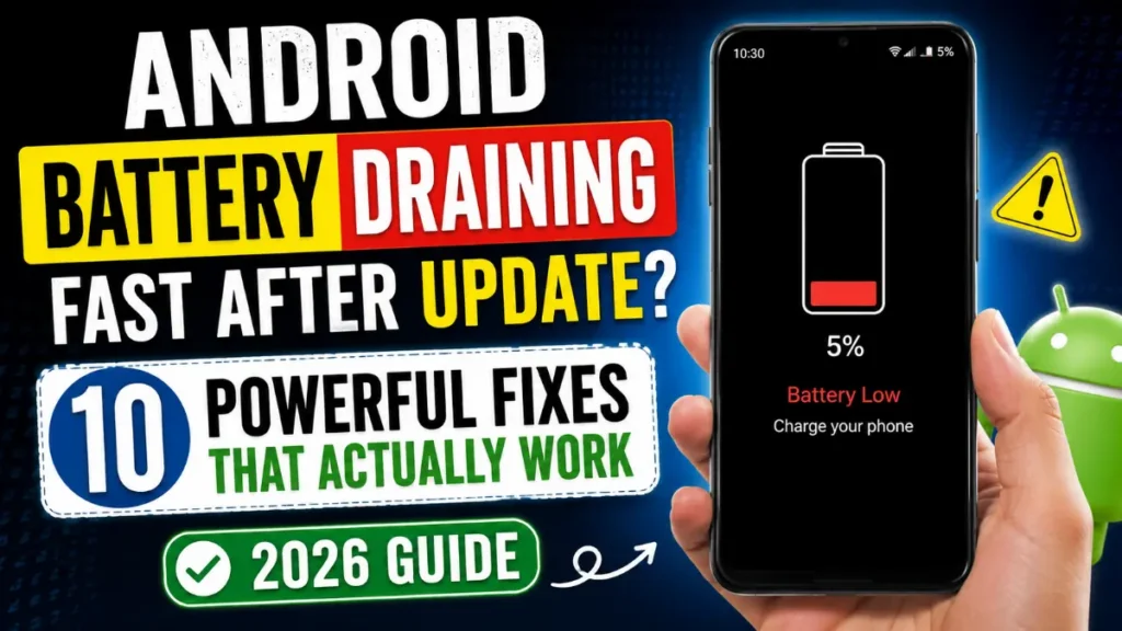 Android Battery Draining Fast After Update