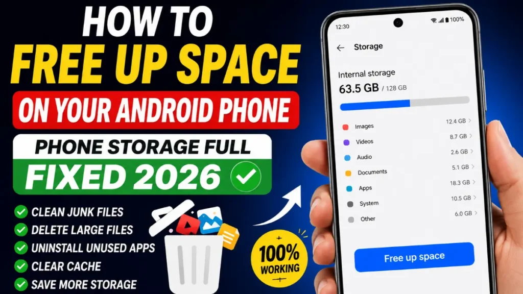 How do i free up space on my android phone